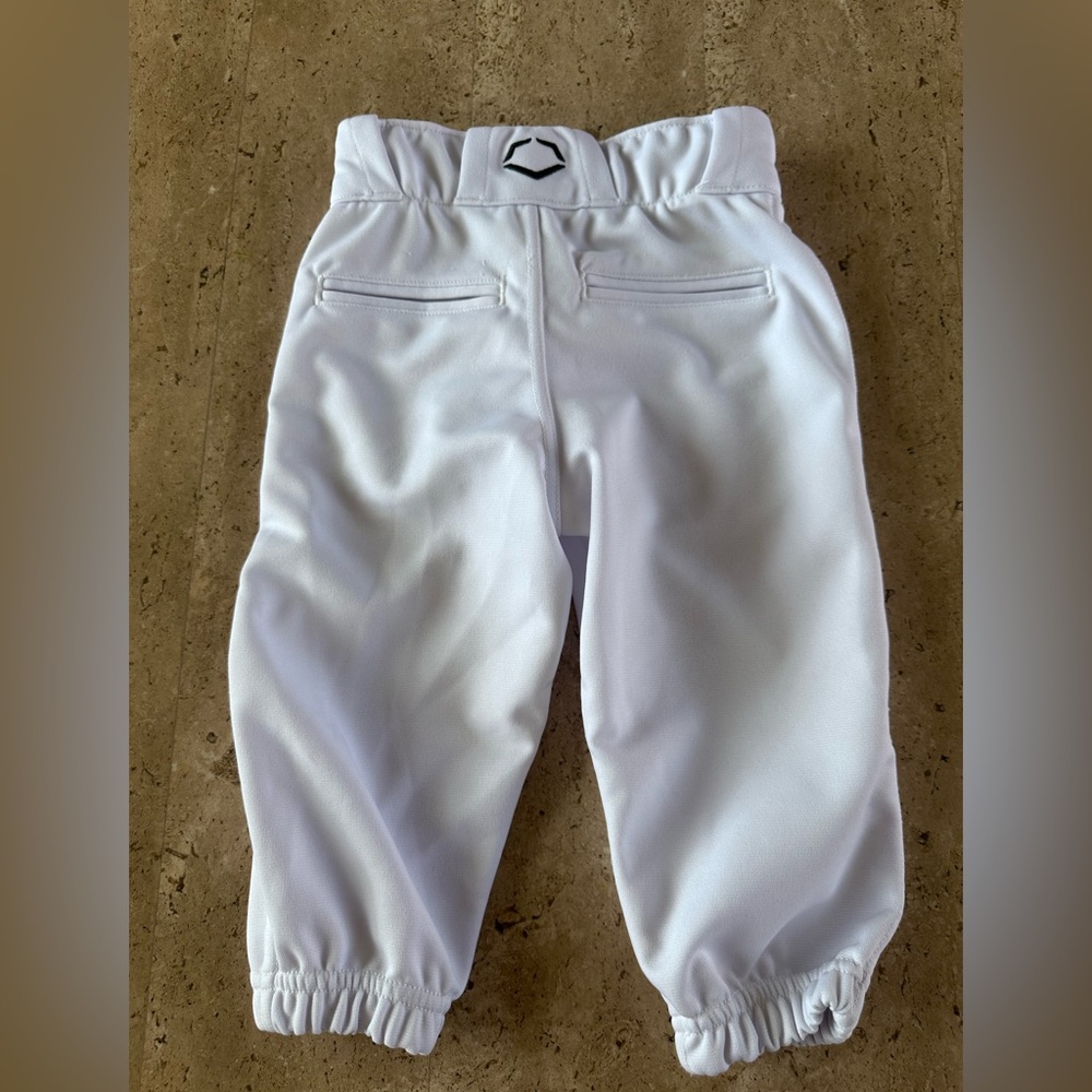 Boys Evoshield White Baseball Jogger knickers NWOT